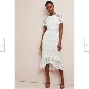 Shoshanna White Lace Dress